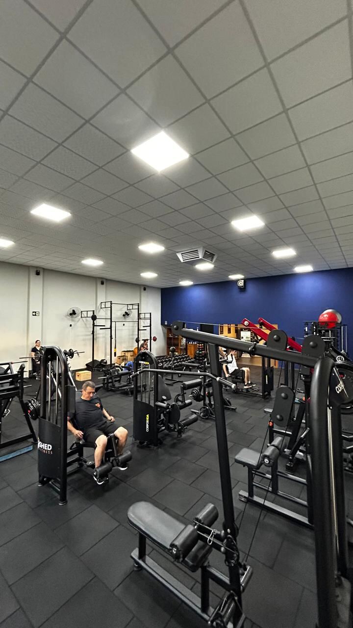 Área de musculação da GTFIT